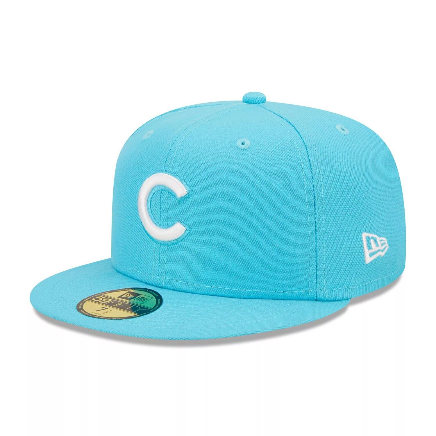

Мужская кепка New Era Blue Chicago Cubs Vice Highlighter Logo 59FIFTY