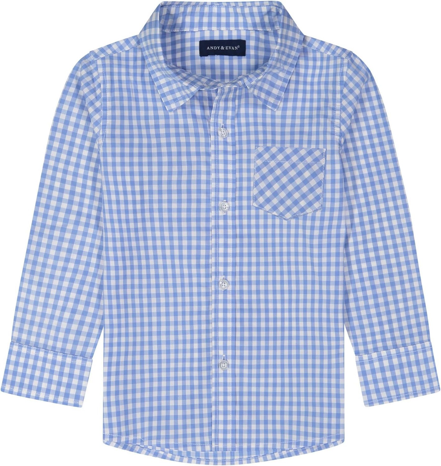 

Рубашка Andy & Evan Button-Down, цвет Light Blue Check