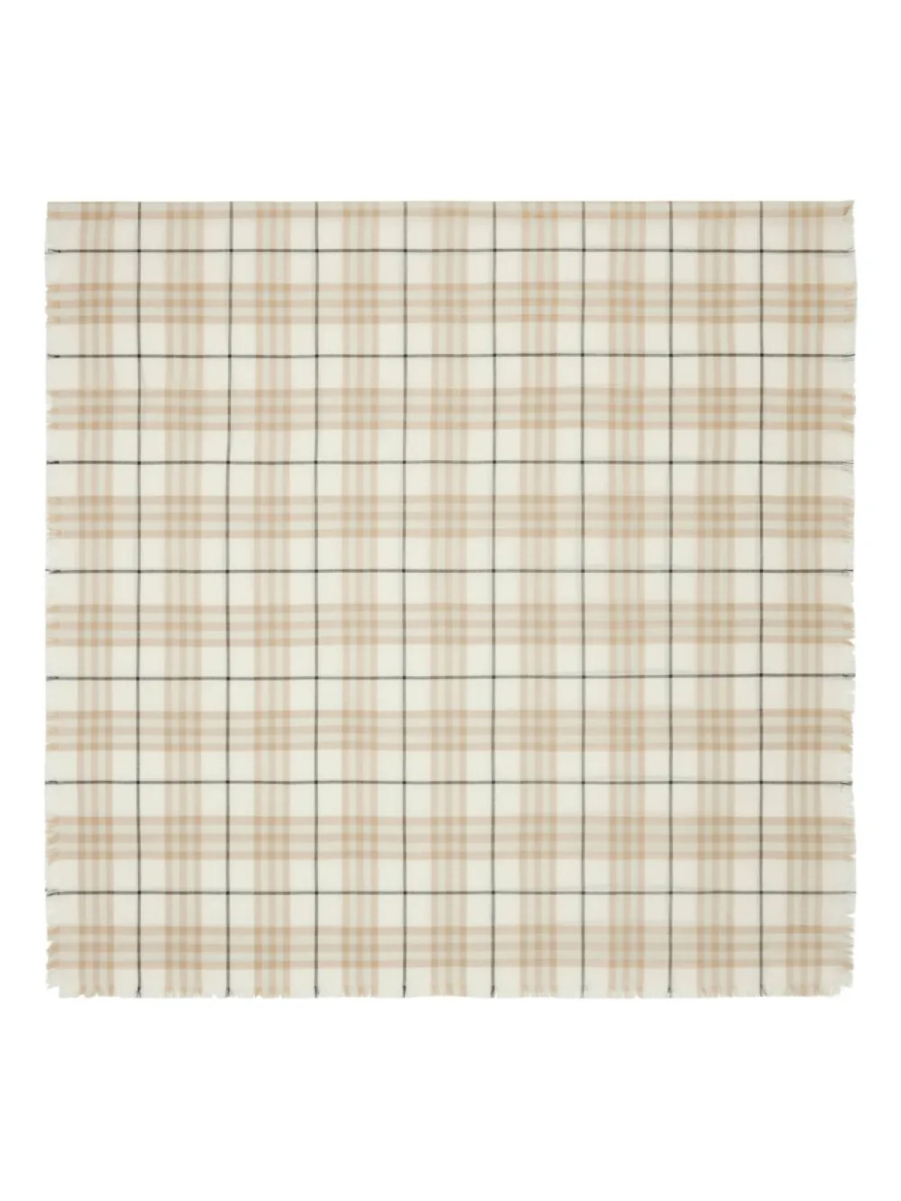 

Клетчатый шарф Burberry, нейтральный