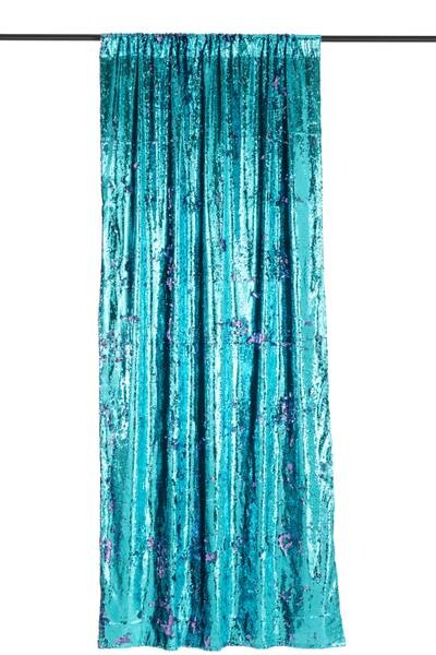 

Штора J-LINE Festive Fusion, 125x250x125 см, синий