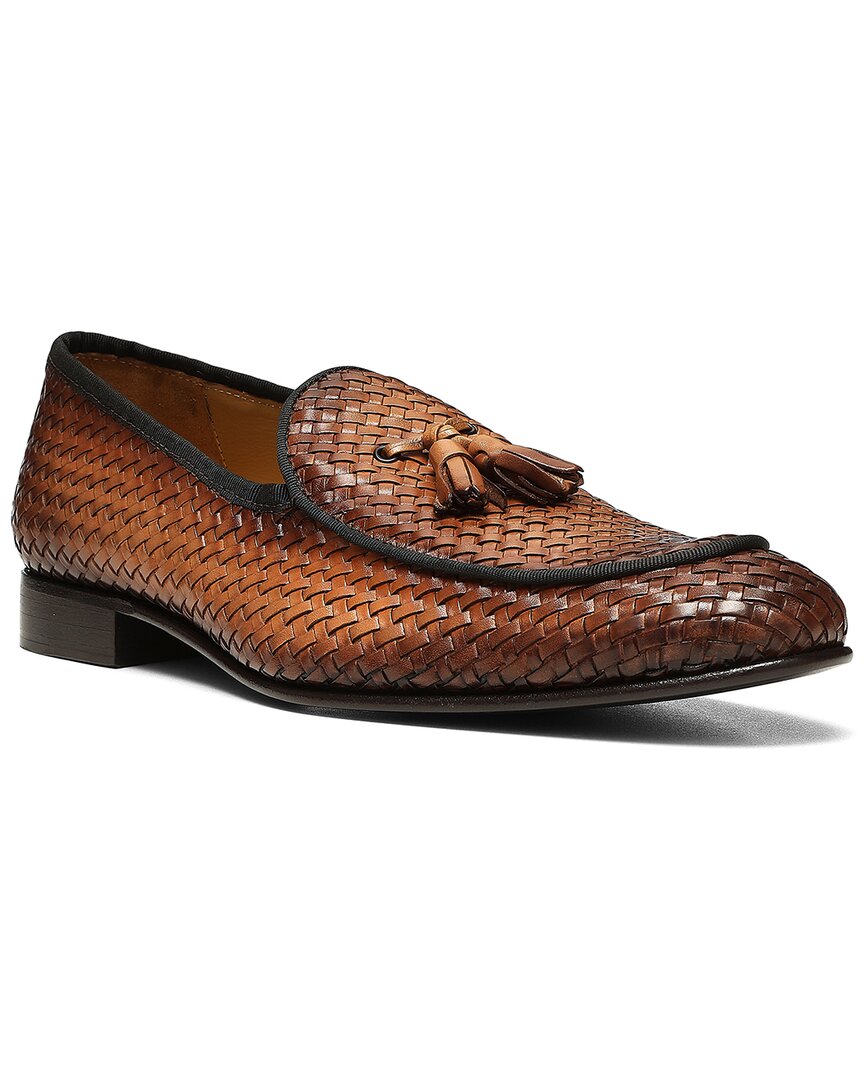 

Кожаные лоферы Дональда Плинера Donald Pliner, коричневый