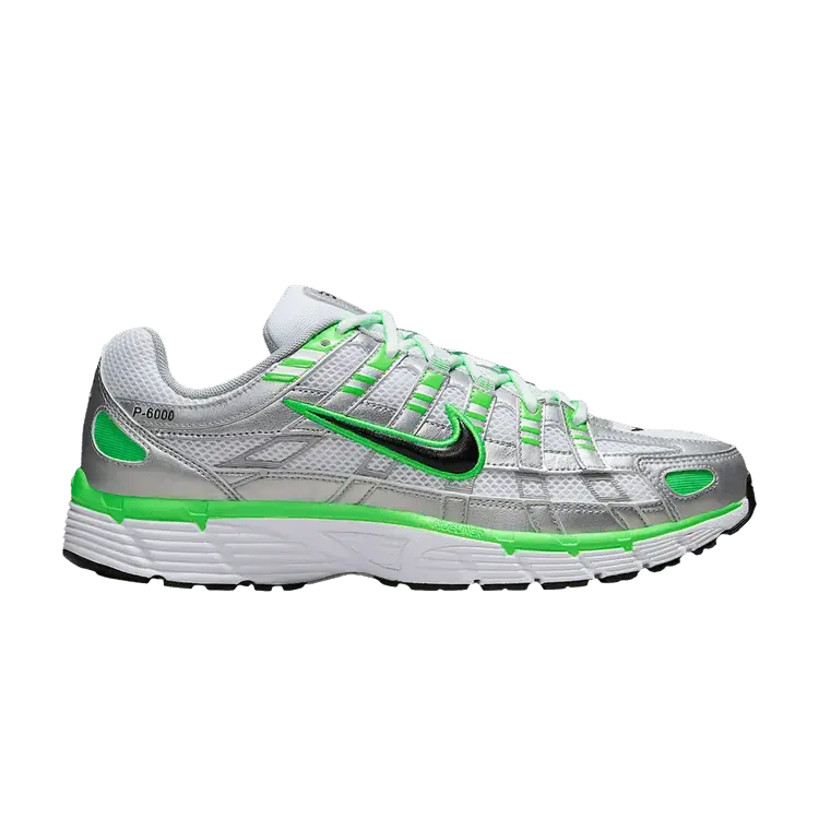 

Кроссовки Nike P-6000 SE, Metallic Silver Green Strike