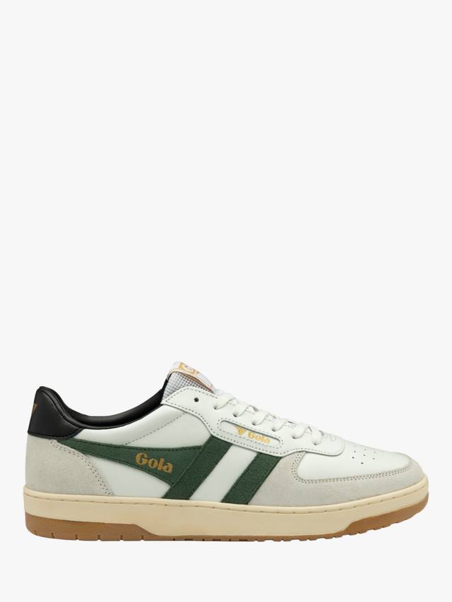 

Кроссовки из кожи ястреба Gola, цвет White/Sage/Black