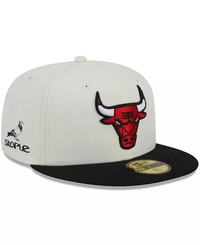 

Мужская кепка New Era x Cream, Black Chicago Bulls NBA x Staple Two-Tone 59FIFTY Fitted