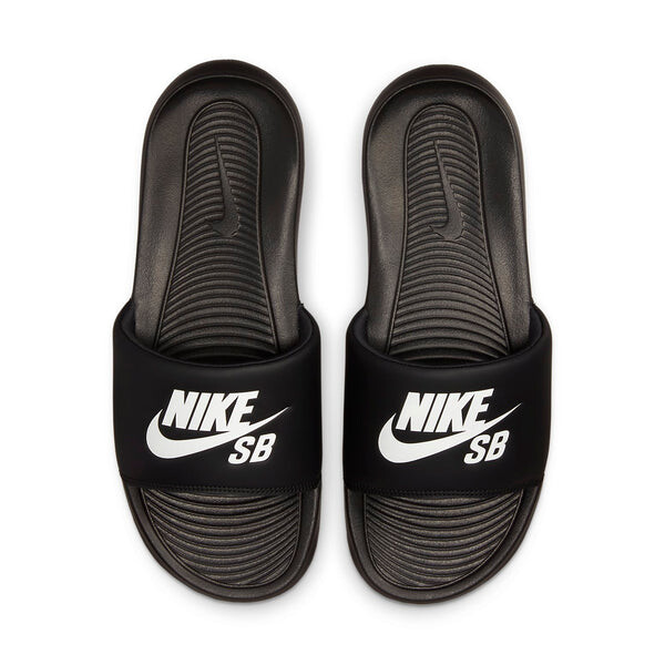 Тапочки victori one slide 'black white' Nike, черный — фото 2