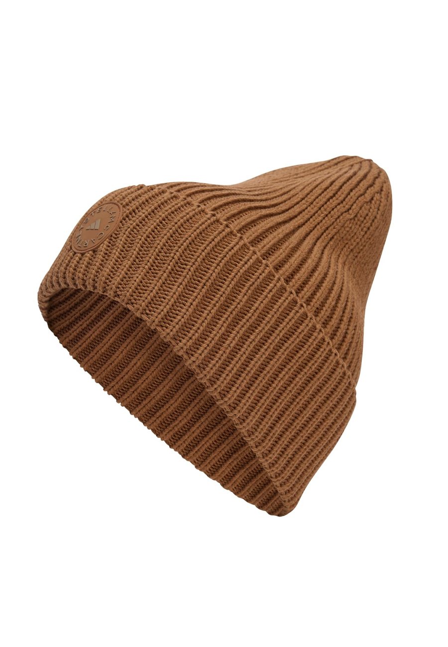

Шапка Adidas by Stella McCartney Beanie, Wild Brown Brown Moss/Brown