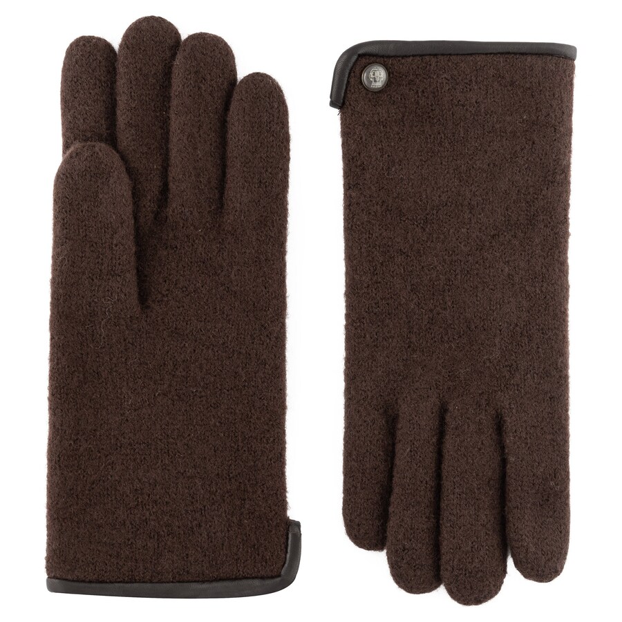 

Перчатки с закрытыми пальцами Roeckl FELTED WOOL, Brown/Chestnut Brown/Dark Brown/Mottled Brown