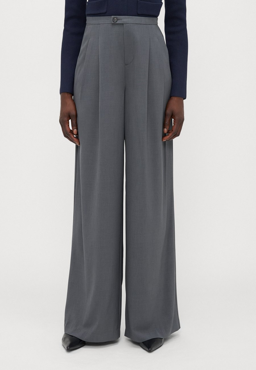 

Брюки ONLY Tall ONLSVEA LIFE WIDE , Dark Grey Melange/Mottled Dark Grey