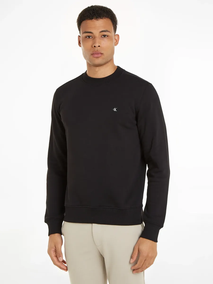 

Толстовка Calvin Klein Jeans "CK EMBRO BADGE CREW NECK", цвет Ck Black