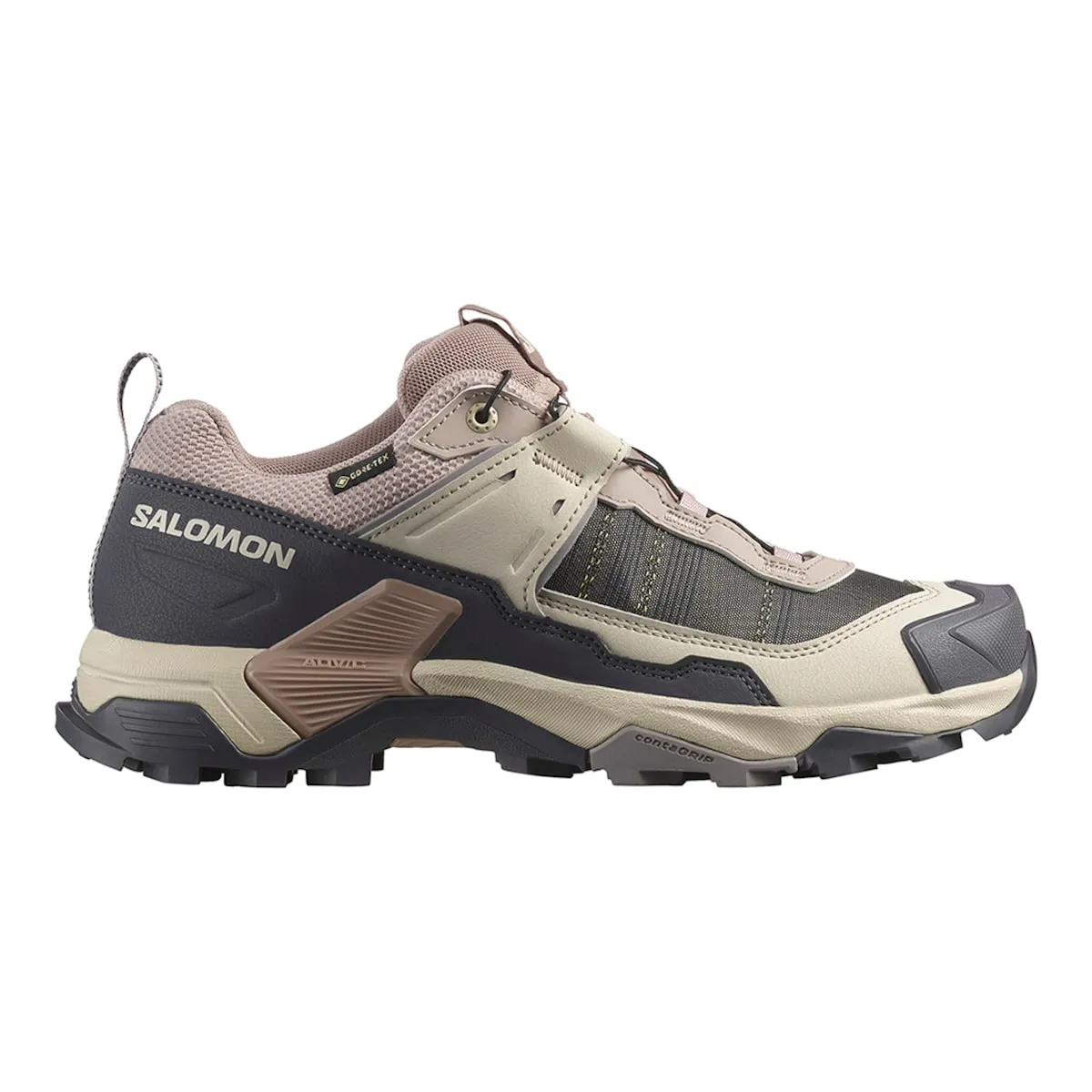 Женские треккинговые кроссовки X ULTRA 5 GTX W SALOMON Salomon, розовый/фиолетовый