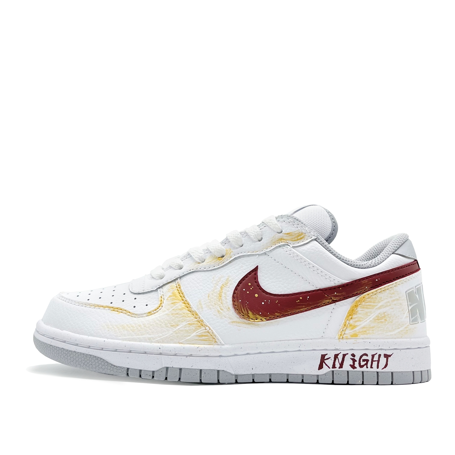 

Nike Big Golden Wing Knight Low top Skateboard Shoes мужские Gold