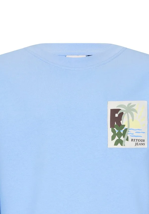 Толстовка frederik kit Retour Jeans, Light Sea — фото 3