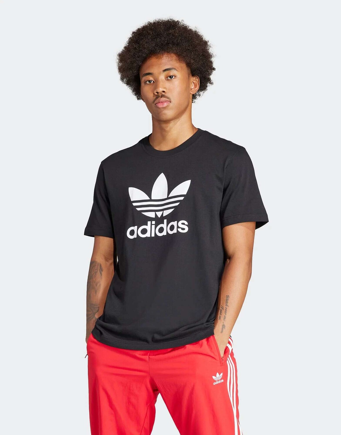 

Чёрная футболка adidas Adicolor Trefoil adidas Originals, Черный, Чёрная футболка adidas Adicolor Trefoil adidas Originals