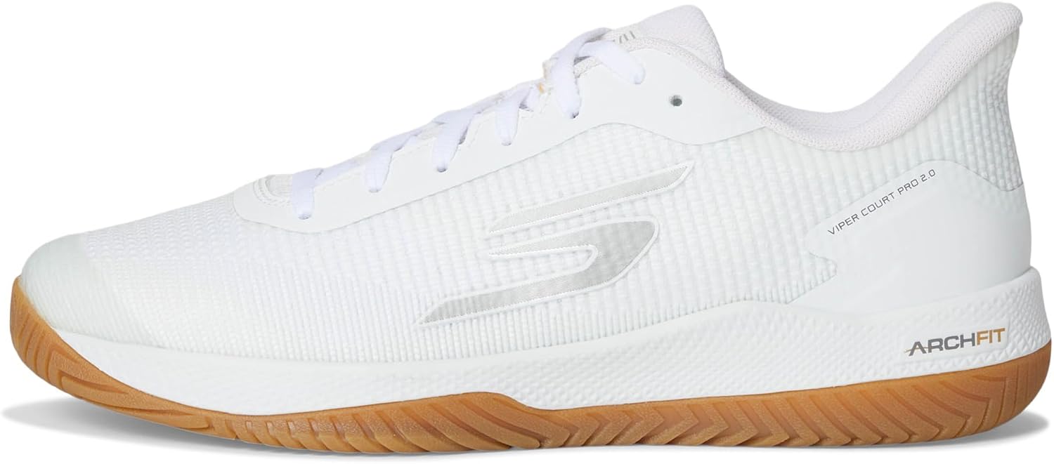 Кроссовки Skechers для мужчин Pickleball Viper Court Pro 2.0, белый — фото 4