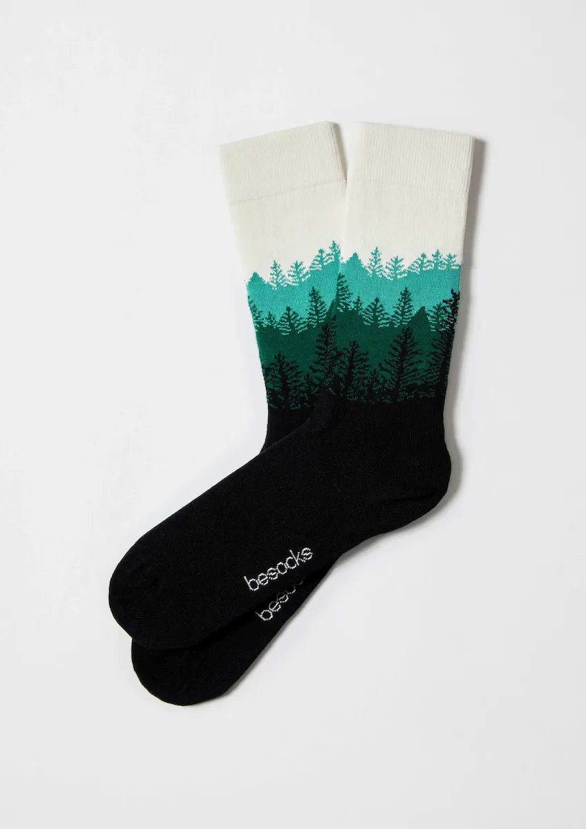 

Унисекс черные высокие носки из органического хлопка Besocks, цвет Nude