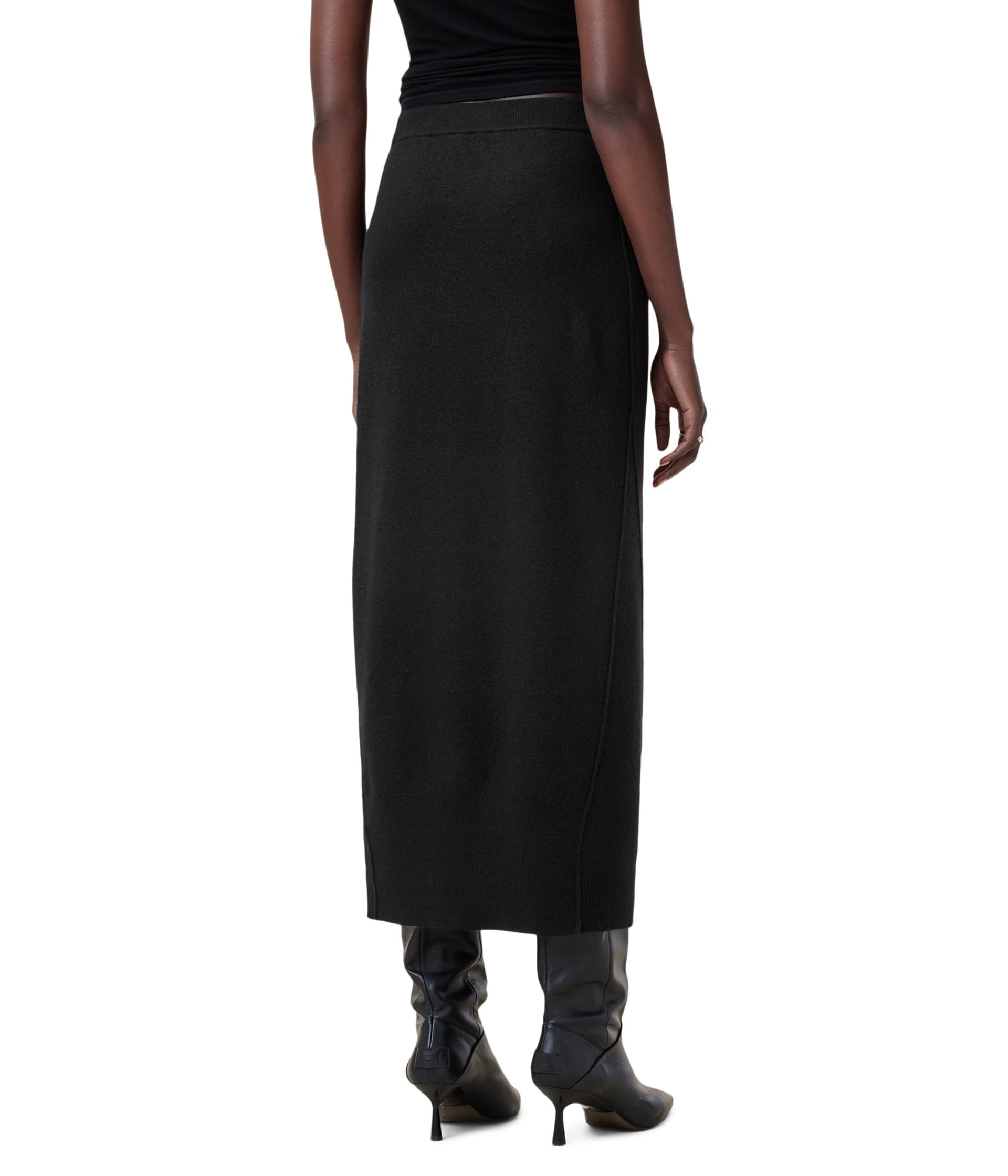 Юбка AllSaints Antonia Skirt, черный — фото 2