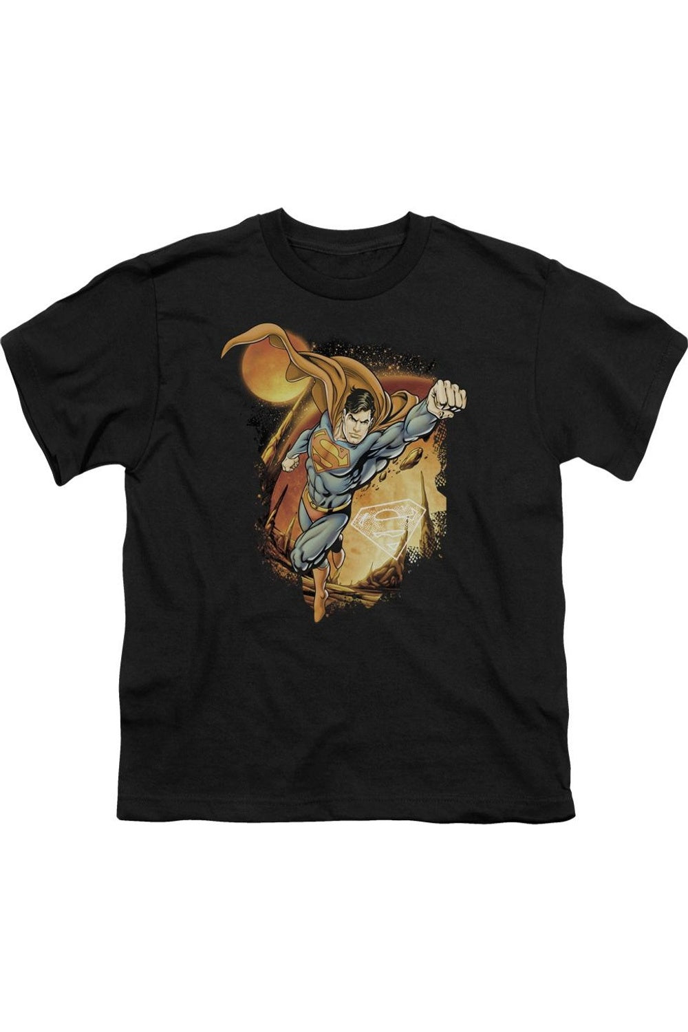 

Футболка с коротким рукавом для детей "Последние сыны Супермена" Gildan, черный