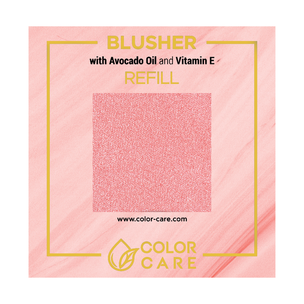 

Веганские перламутровые румяна - сменный блок - 02, 8 г Color Care Cool pink, цвет 02 cool pink