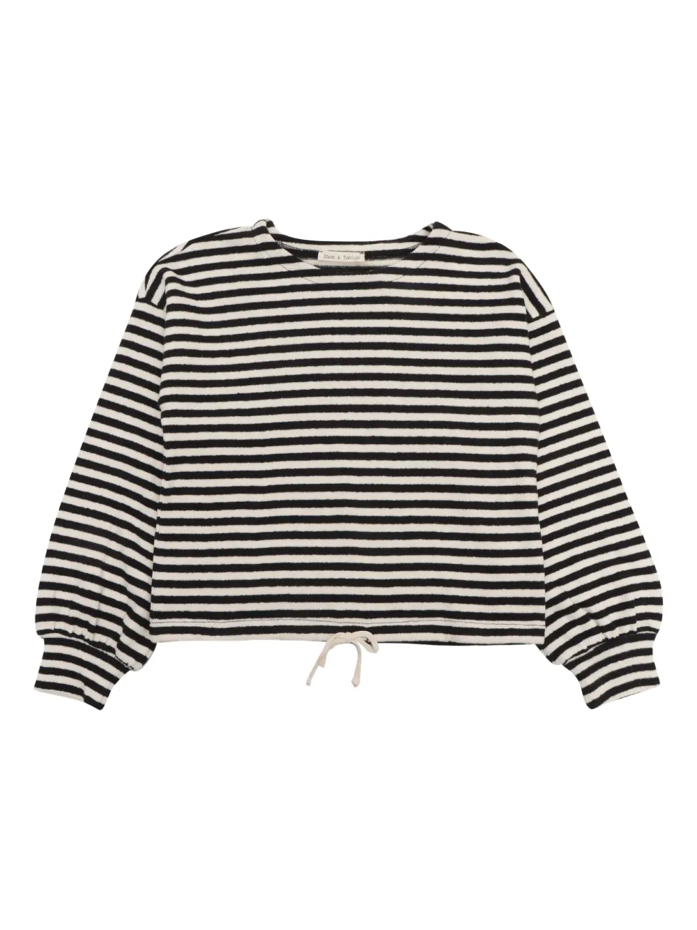 

Полосатая толстовка с кулиской Zhoe & Tobiah, серый