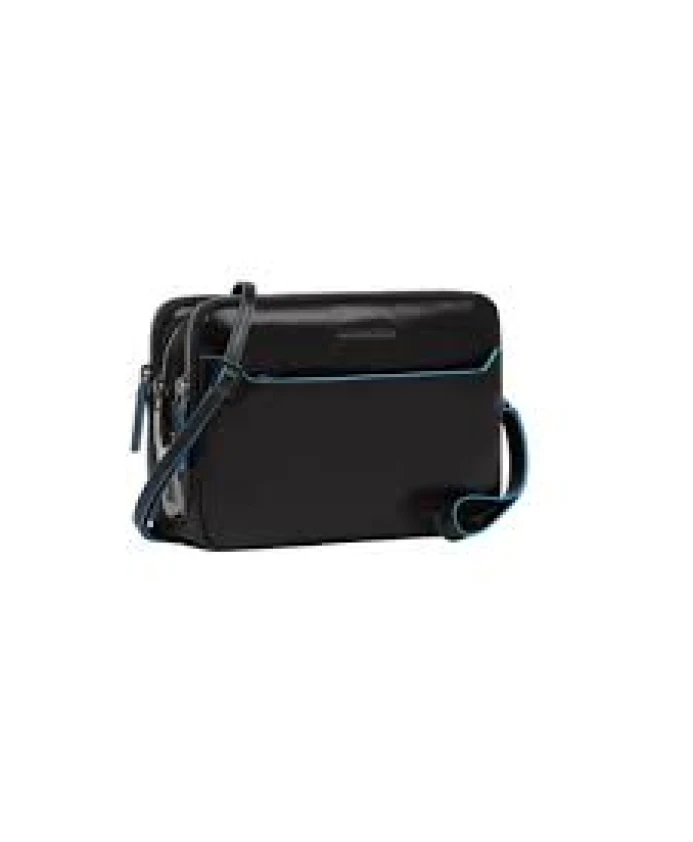 

Синяя квадратная сумочка Piquadro, черный