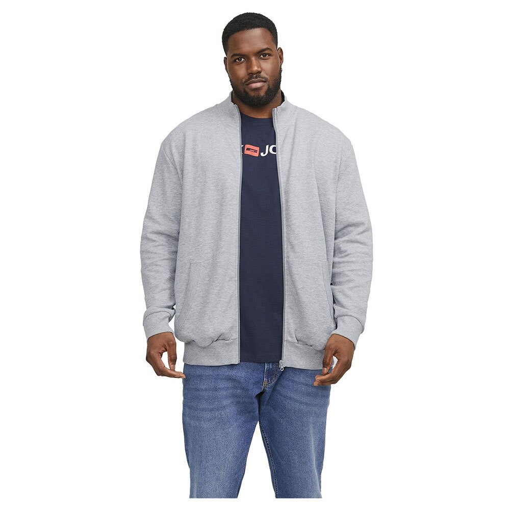 

Толстовка Jack & Jones Paulos Plus Full Zip, серый