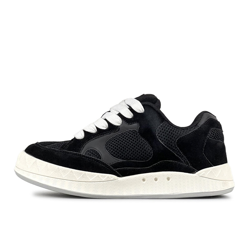 

Кроссовки VFDF Skateboarding Shoes Unisex Low-top White/black, черный/белый