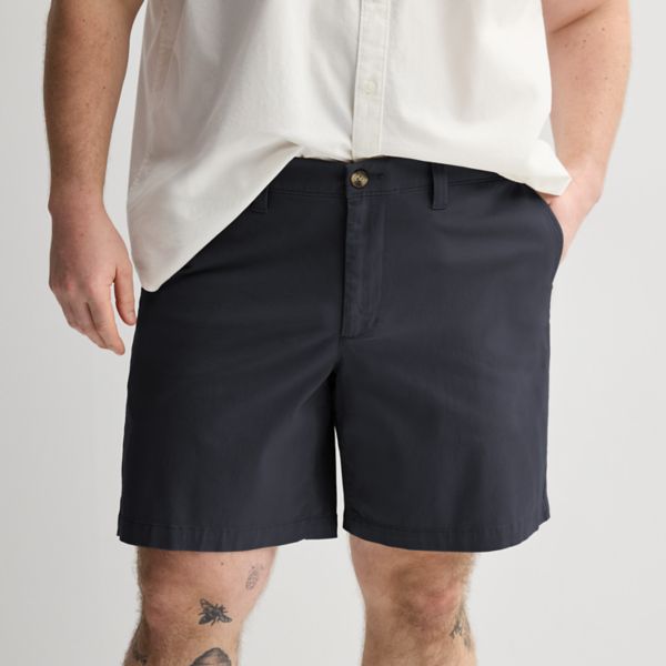 

Шорты Flexwear ниже колена с плоским передом для больших и высоких Sonoma Goods For Life, синий