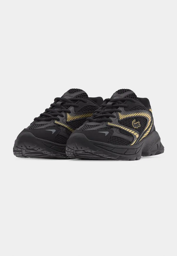 Детские кроссовки junior l003 neo shot laces унисекс Lacoste, Black/Gold-Coloured — фото 3