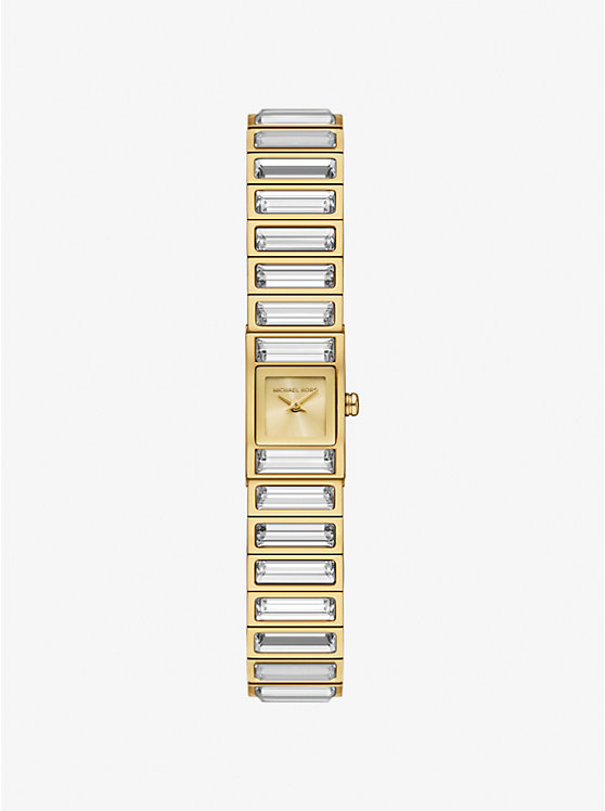 

Лимитированные мини-часы Darrington с инкрустированным безелем в золотом тоне Michael Kors, золотой