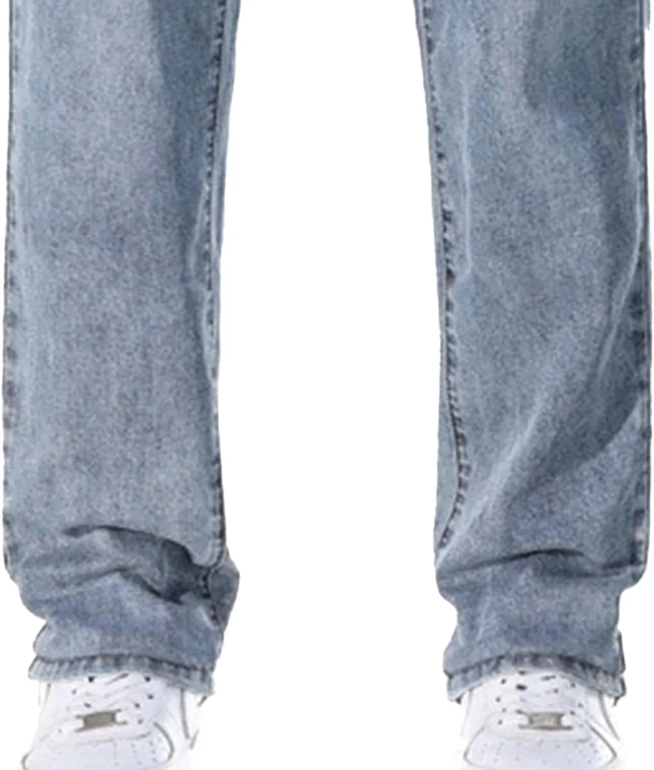Джинсы свободные, Casual Loose Wide Leg, Light Blue B3 — фото 3
