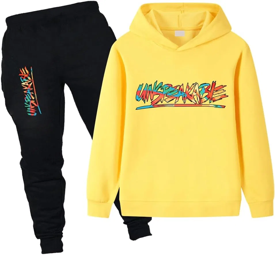 Детский спортивный костюм из 2 предметов LUQUSKYFEI, Yellow