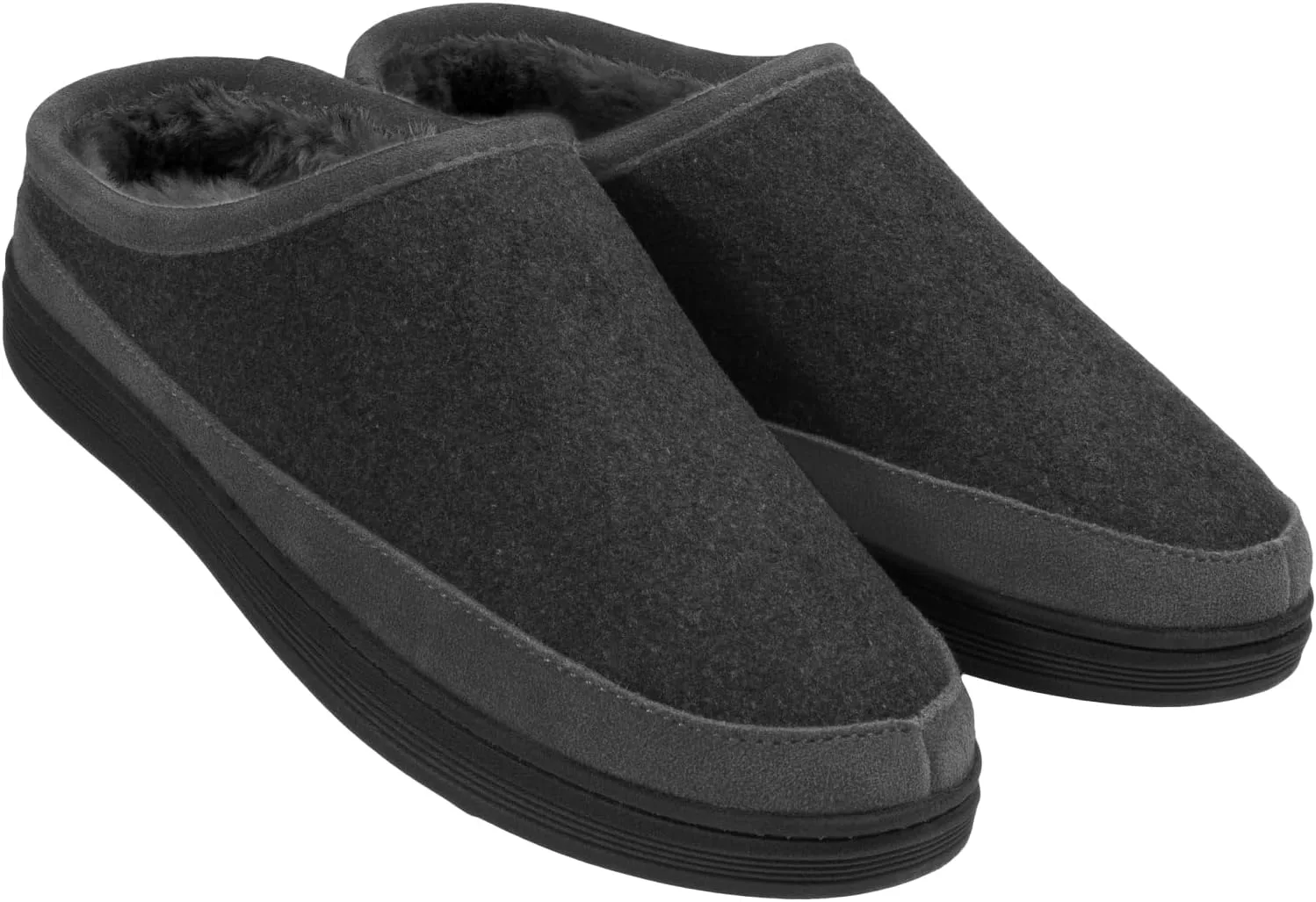 Мужские сабо Cole Haan для использования внутри и снаружи - мягкие тапочки на молнии, с амортизирующей стелькой, шерстяным верхом, прочной подошвой, удобной посадкой — фото 2