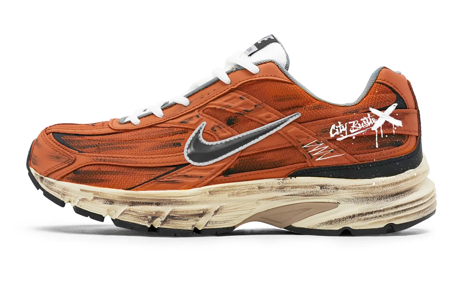 Nike Initiator Low top Casual Running Shoes мужские Starry Orange