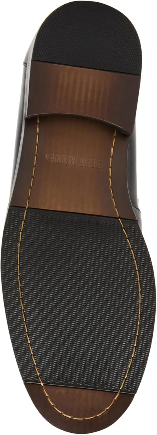 Лоферы Steve Madden Norton, черная кожа — фото 4