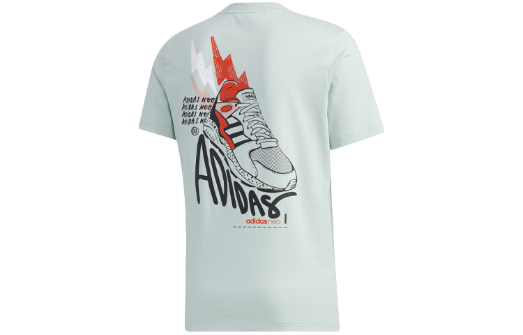 

Adidas Neo Футболка мужская прямая, светло-зеленая