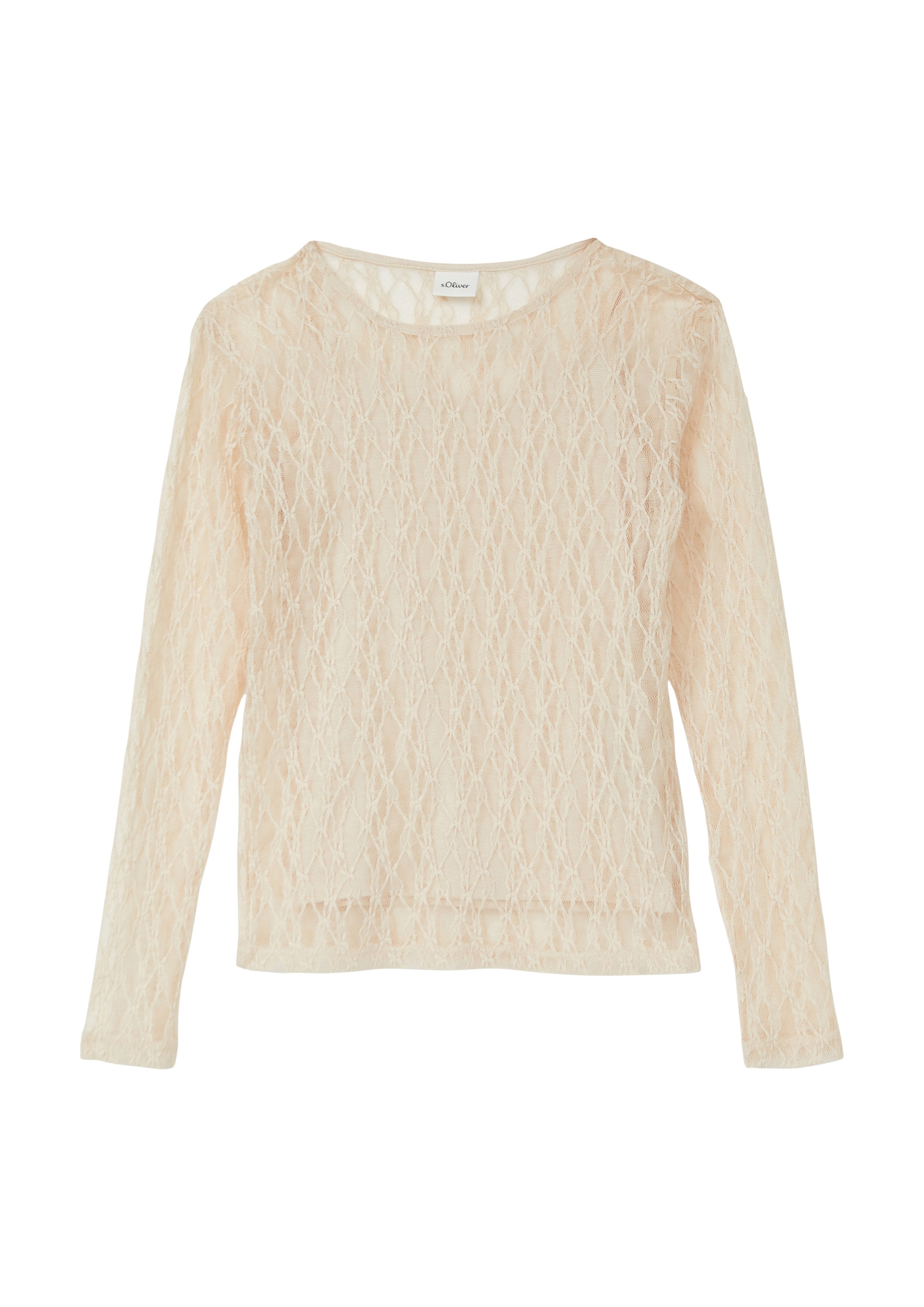 

s.Oliver Лонгслив в бежевом цвете