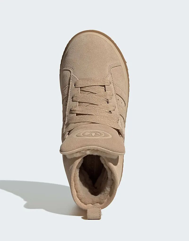 Кроссовки Adidas Originals Campus 00s winter mid в цвете magic beige / magic beige / gu — фото 4