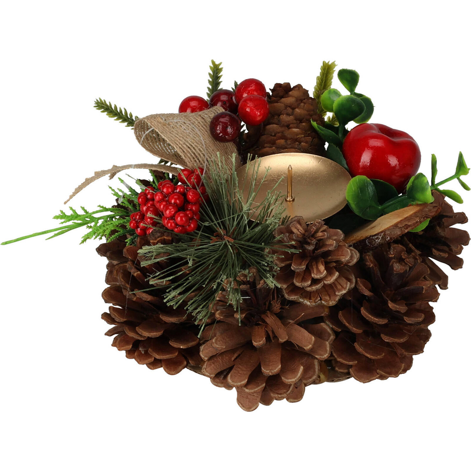 

Подсвечник Home Styling Collection, 15x8x15 см, коричневый