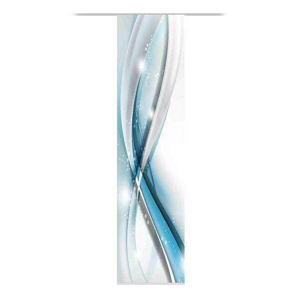 

Раздвижная штора Home Wohnideen Gliwe, 245 см цвет aqua