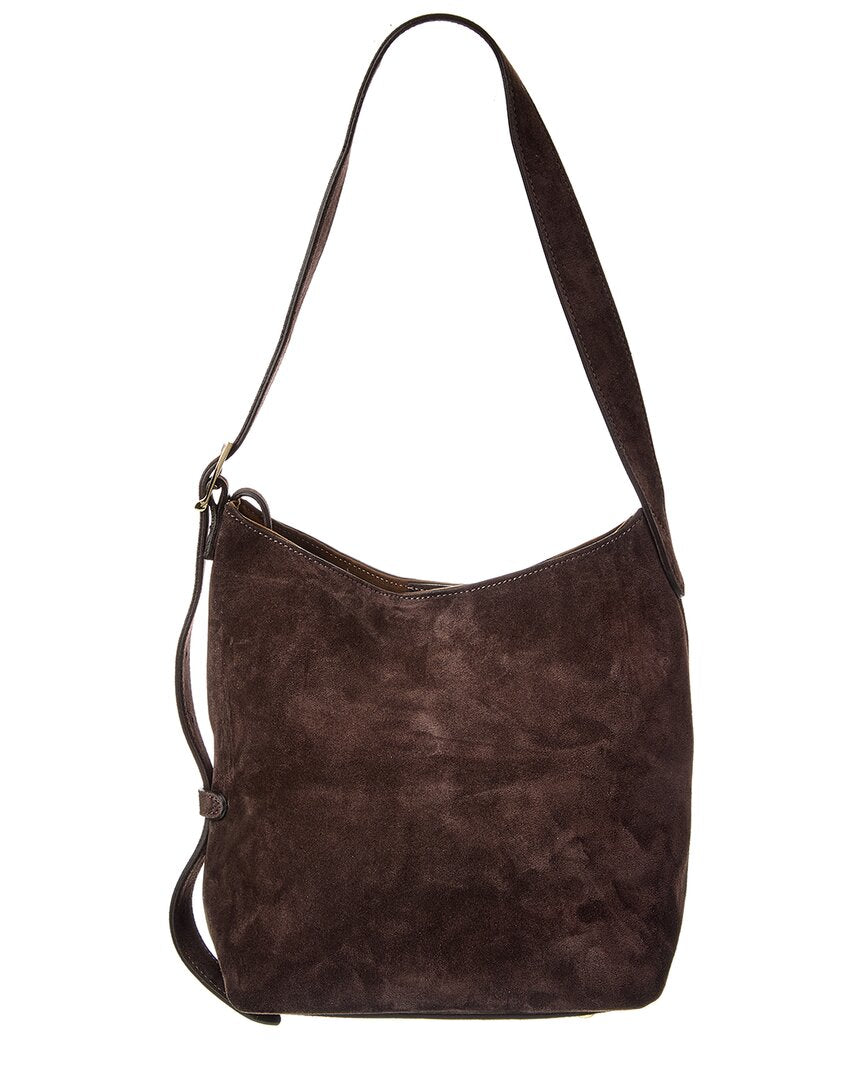 

Замшевая сумка-тоут Isabella Rossetti Erica, коричневый