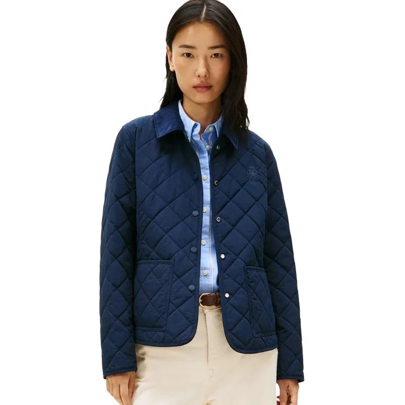 Пуховик женский Tommy Hilfiger, темно-синий