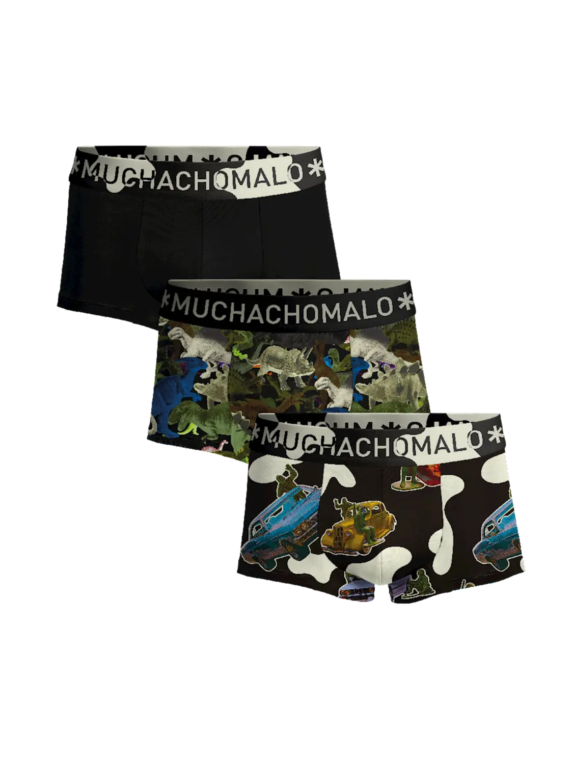 

Боксеры 3 шт трусы Muchachomalo, мультиколор
