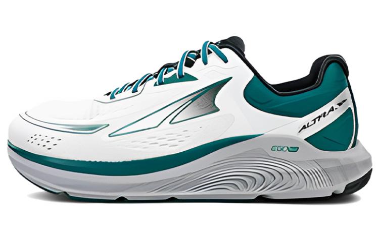 Altra Парадигма 6 Амортизирующие противоскользящие износостойкие низкие беговые кроссовки женские бело-зеленые