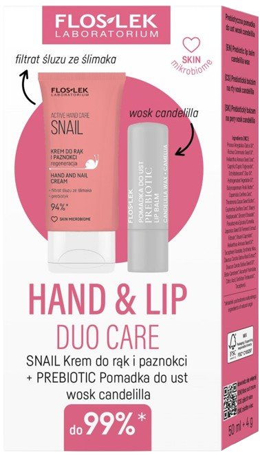 

Floslek, Hand & Lip Duo Care Snail Set