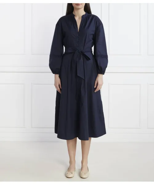 

Платье с поясом-карель Lauren Ralph Lauren, синий