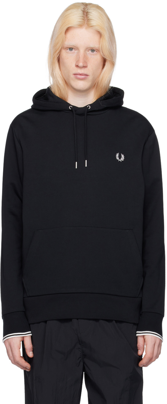 

Толстовка с капюшоном Fred Perry, черный