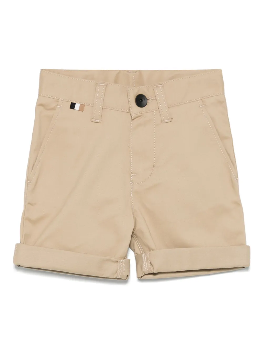 

Хлопковые шорты BOSS Kidswear, нейтральный