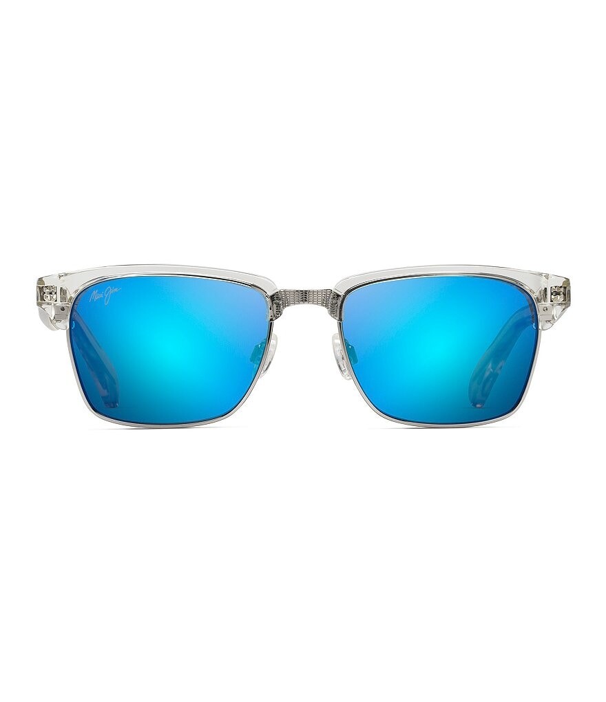

Прямоугольные солнцезащитные очки Maui Jim Kawika PolarizedPlus2 54 мм, серый