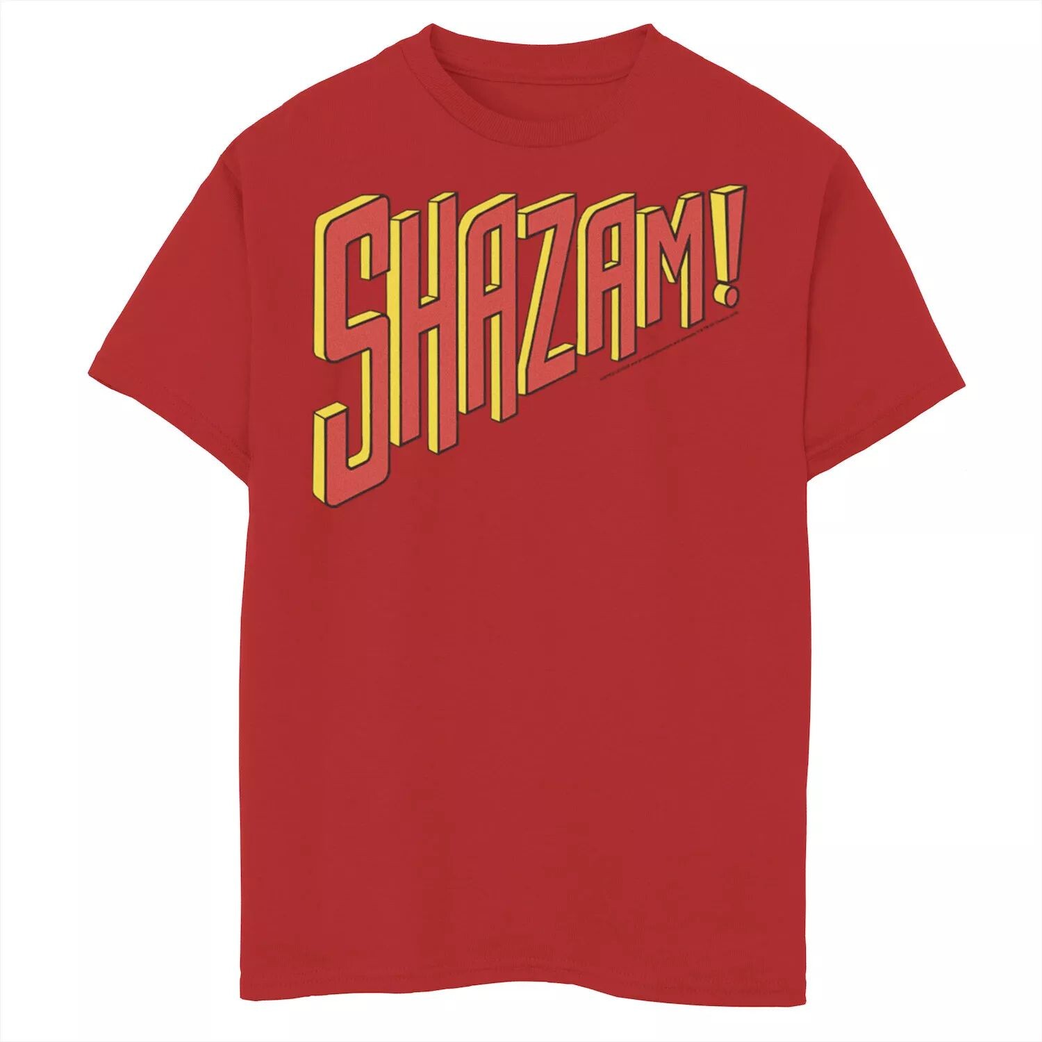 

Футболка с логотипом Shazam для мальчиков 8–20 лет из комиксов DC Comics Licensed Character
