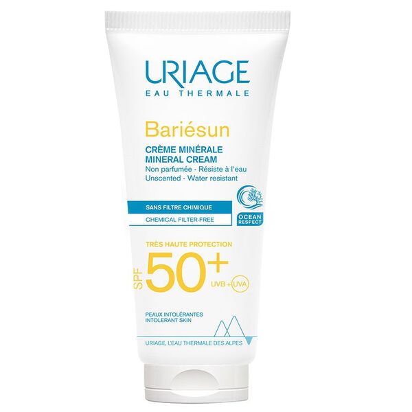 

Минеральный крем для лица и тела spf50+, 100 мл Uriage Bariesun